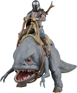 Hasbro Collectibles - Star Wars: The Mandalorian - Vintage Collection - Blurrg & The Mandalorian Action Figures (3.75”)