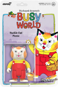 Super7 - Richard Scarry - ReAction Figures Wave 02 - Huckle Cat (Overalls)