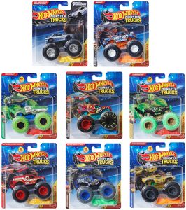 Mattel - Hot Wheels Monster Trucks 1:64 8-Piece D Assortment