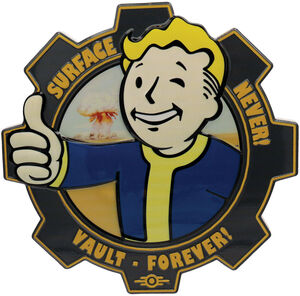 Fallout - Resin Plaque - Vault Boy 