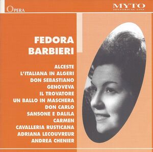 Recital , Fedora Barbieri