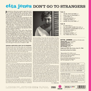 Don't Go To Strangers - 180-Gram Pink Colored Vinyl [Import] , Etta Jones