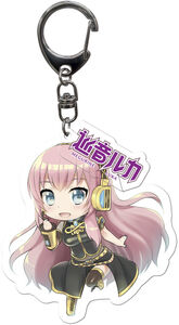 HATSUNE MIKU - MEGURINE LUKA ACRYL KEYCHAIN WITH C