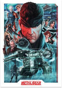 Metal Gear Solid - Limited Edition Art Print - Montage 