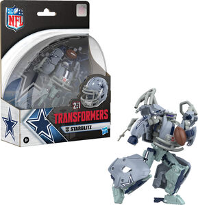 Hasbro Collectibles - NFL x Transformers - Dallas Cowboys - Starblitz Helmet Action Figure 
