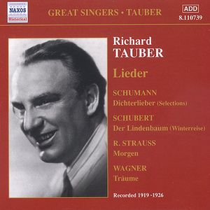 Lieder/ Winterreise/ Liebesfreier/ Standchen/ & , Richard Tauber
