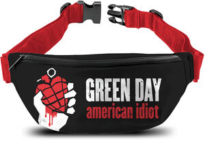 Rocksax - Green Day - American Idiot - Bum Bag /  Fanny Pack (Black/ Red) 