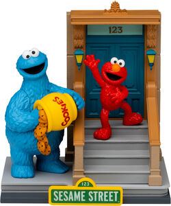 Beast Kingdom - Sesame Street - D-Stage Diorama - Elmo & Cookie Monster