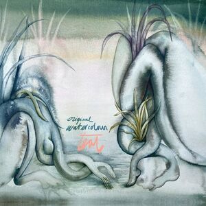 Original Watercolour , Teal