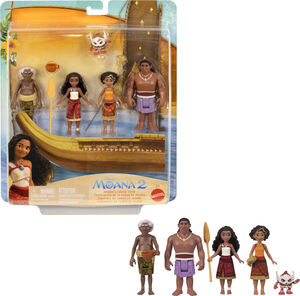 Mattel - Disney Moana 2 Moana's Canoe Crew Multipack 