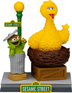 Beast Kingdom - Sesame Street - D-Stage Diorama - Oscar & Big Bird