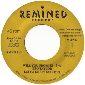 Will You Promise / Maye Omama , Ebo Taylor