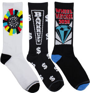 Perri's - Wheel of Fortune - Crew Socks (3 Pack) 