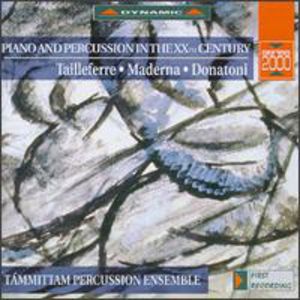 Piano & Percussion-20th Centur , T mmittam Percussion Ensemble
