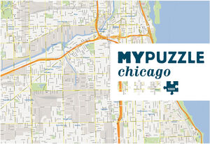 MYPUZZLE CHICAGO 1000 PC JIGSAW PUZZLE