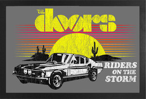 The Doors - Riders on the Storm - 11x17 Framed Print With Gel-Coat