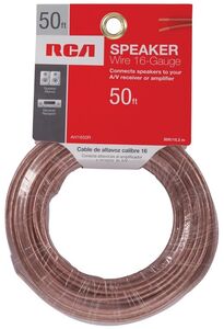 RCA AH1650R Speaker Wire 16 Guage High Performance Wire 50 Foot 