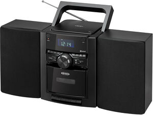 Jensen CD785 Bluetooth Music System CD Cassette AM/ FM (Black) 