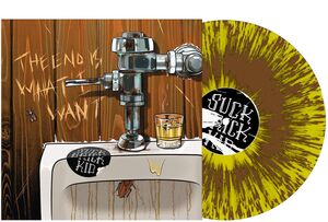 The End Is What I Want - Yellow & Brown Splatter , Suck Brick Kid