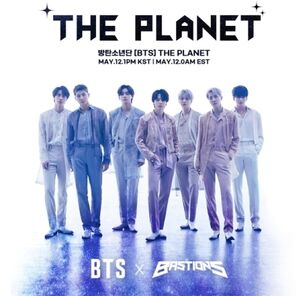 The Planet - Bastions - incl. Photobook, Lyric Book, BTS Signed Poster, BTS x Bastions Signed Poster, BTS Deco Sticker, BTS Plat Sticker + BTS Photo Frame [Import]
