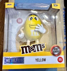 M&M'S YELLOW 4-INCH DIE-CAST FIGURE