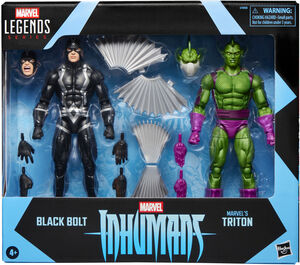 Hasbro Collectibles - Inhumans - Marvel Legends - Black Bolt & Marvel’s Triton Action Figure 2-Pack 