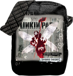 Rocksax - Linkin Park - Hybrid Theory - Crossbody Bag with Stash Pockets (Black)