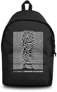 Rocksax - Joy Divison - Unknown Pleasures - Daypack with Laptop Pocket (Black) (Black/ White)