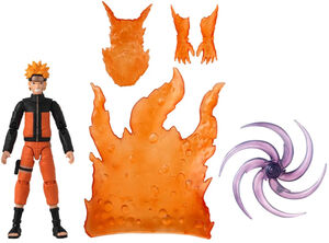Bandai - Naruto - Anime Heroes: Beyond - Naruto Uzumaki Tailed Beast Cloak Action Figure Set