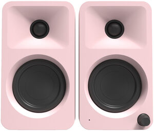 Kanto ORA MP Bluetooth Powered Reference Desktop Speakers - 100 Watts (Pink) 