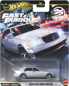 Mattel - Hot Wheels Premium: Fast & Furious Mercedes-Benz 500 SEL 