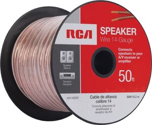 RCA AH1450SR Speaker Wire 14 Guage High Performance Wire 50 Foot 