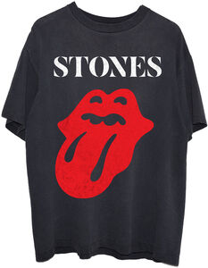 The Rolling Stones Sixty Classic Tongue Vintage Black Unisex SS T-Shirt 2XL 