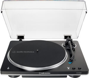 Audio Technica AT-LP70XBT-BS Turntable Fully Automatic Bluetooth Wireless Black/ Silver 