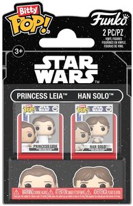 Funko Bitty POP: Star Wars Empire Strikes Back 2-Pack - Leia and Han