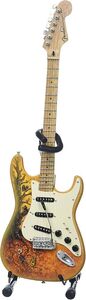 Axe Heaven David Lozeau Fender Strat - Tree of Life Mini Guitar DL-571 