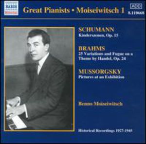 Plays Schumann/ Brahms/ Mussorgs