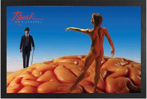 Rush - Hemispheres - 11x17 Framed Print With Gel-Coat 