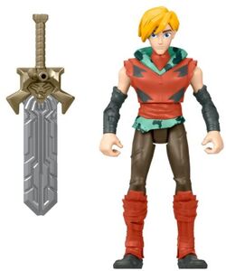 Mattel Collectible - Masters of the Universe Animated 5.5" Adam, with Power Attack (He-Man, MOTU)