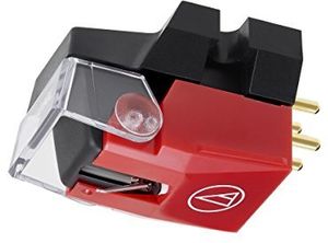 Audio Technica VM540ML Dual Moving Magnet Phono Cartridge with MicroLine Stylus (Black/ Red)