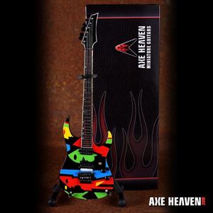 Axe Heaven Color Picasso Mini Guitar Replica Collectible JP-042