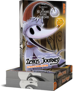 Disney Tim Burton The Nightmare Before Christmas Zeros Journey (Ultimate Manga Edition with Sprayed Edges) 