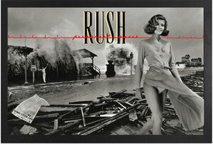 Rush - Permanent Waves - 11x17 Framed Print With Gel-Coat 