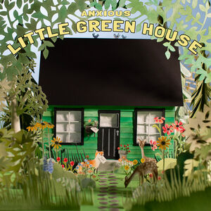 Little Green House - Peach Swirl