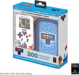 My Arcade - DGUNL-7166 Tetris Go Gamer Portable Handheld Gaming System With Travel Case 