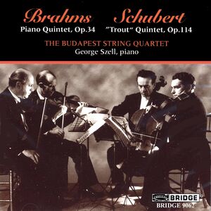 Piano Quintets , Budapest Quartet