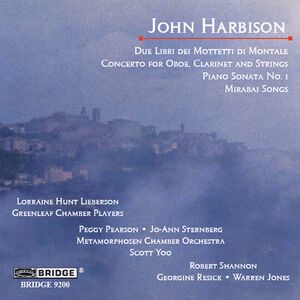 Music of John Harbison 1