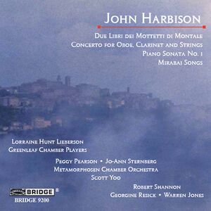 Music of John Harbison 1 , John Harbison