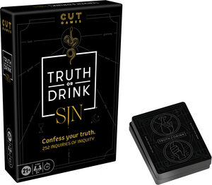 Hasbro Gaming - Truth or Drink: Sin Edition Adult Party Game 