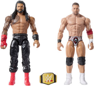 Mattel Collectible - WWE Main Event Showdown Roman Reigns vs. LA Knight Action Figure 2-Pack
